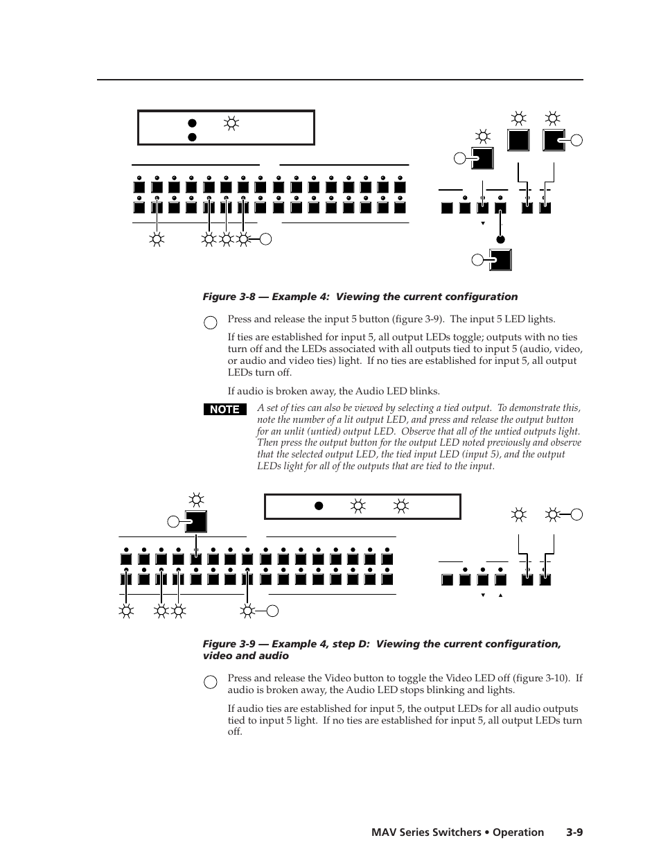 9 mav series switchers • operation | Extron Electronics MAV Series User Manual | Page 33 / 72
