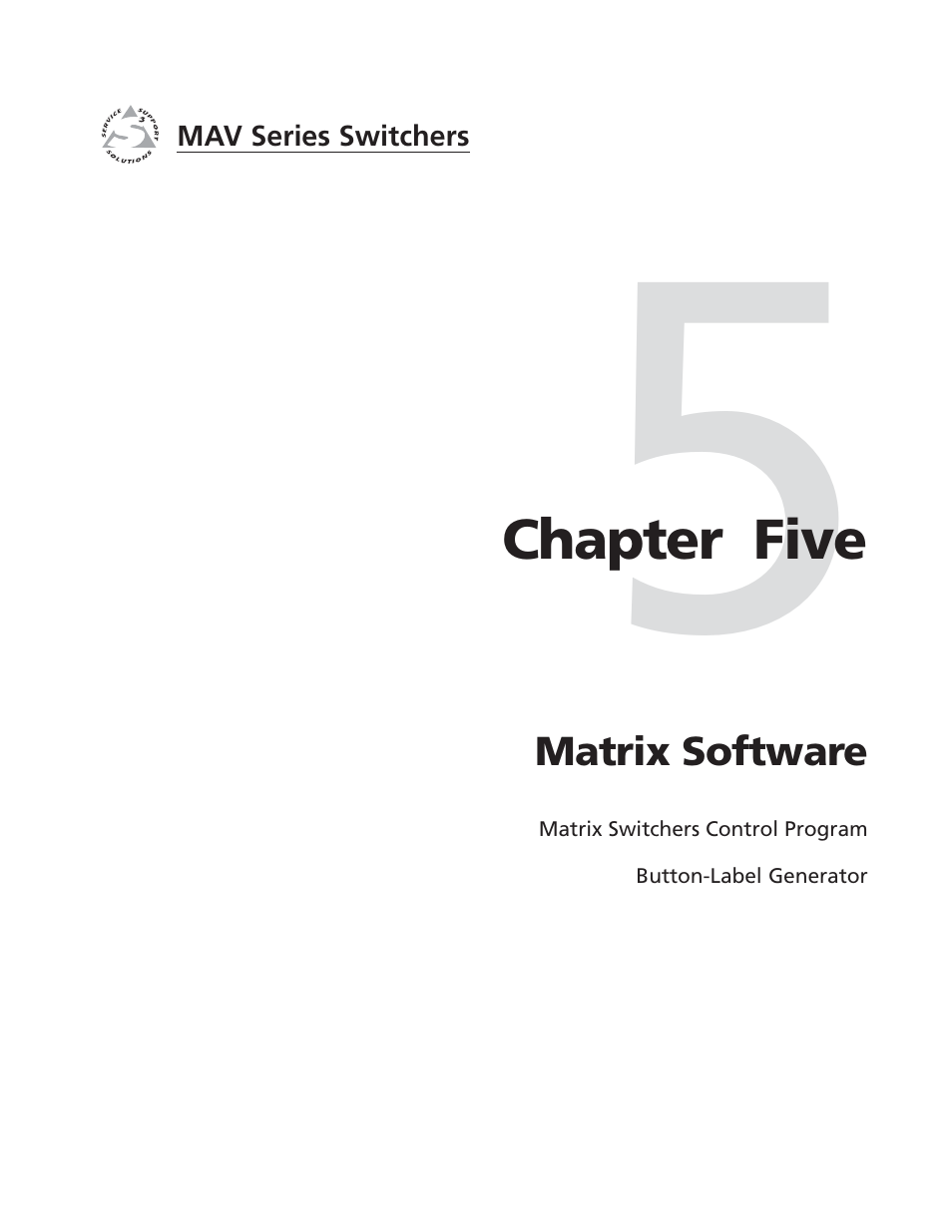 Extron Electronics MAV Series User Manual | Page 51 / 72