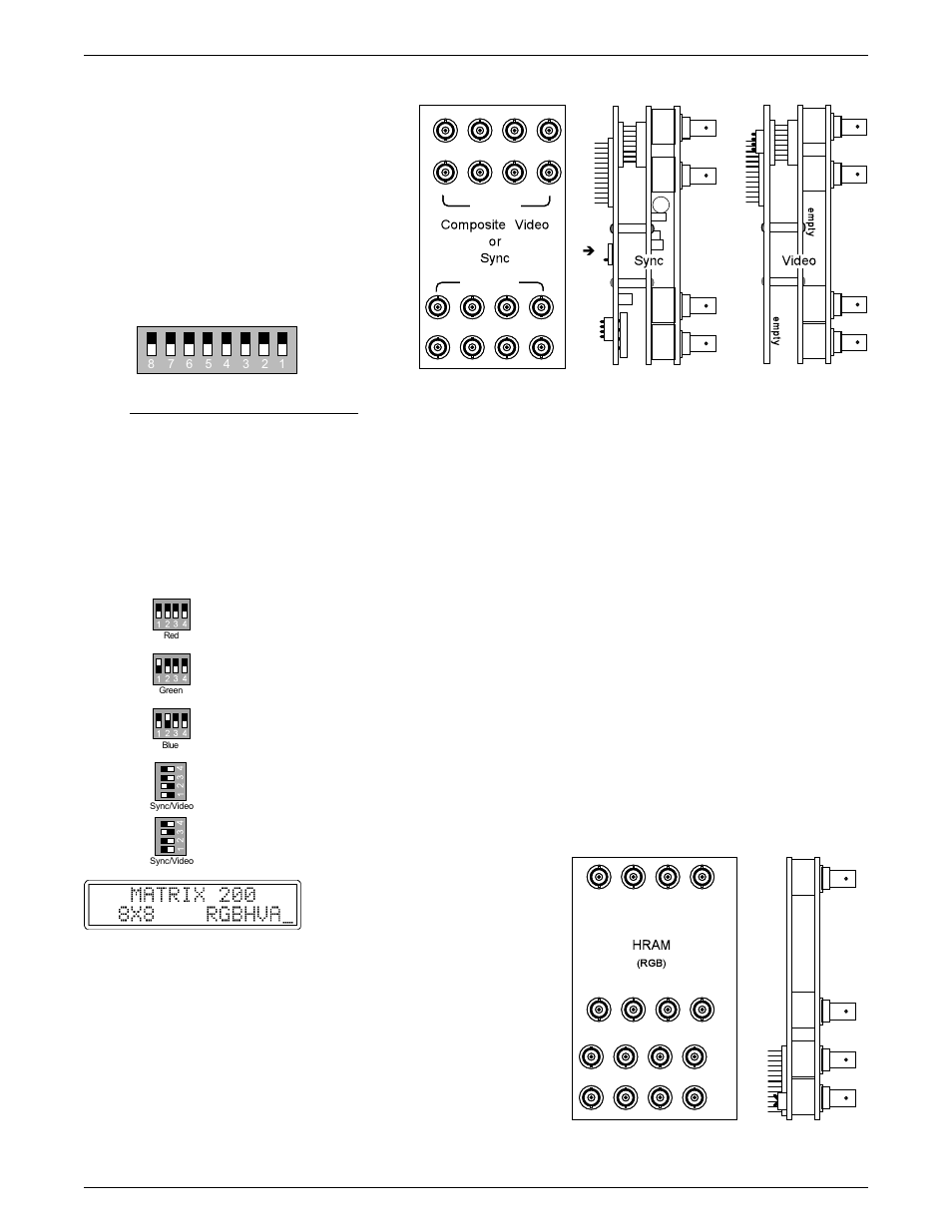 Chapter 2 • hardware installation | Extron Electronics Matrix 200 User Manual | Page 30 / 111