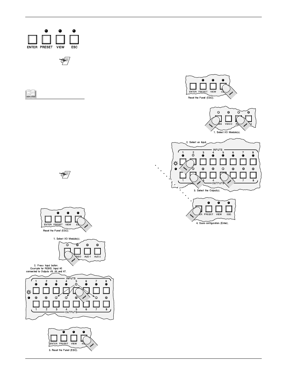 Chapter 4 • using the front panel controller, Extron • matrix 200 • user’s manual | Extron Electronics Matrix 200 User Manual | Page 65 / 111