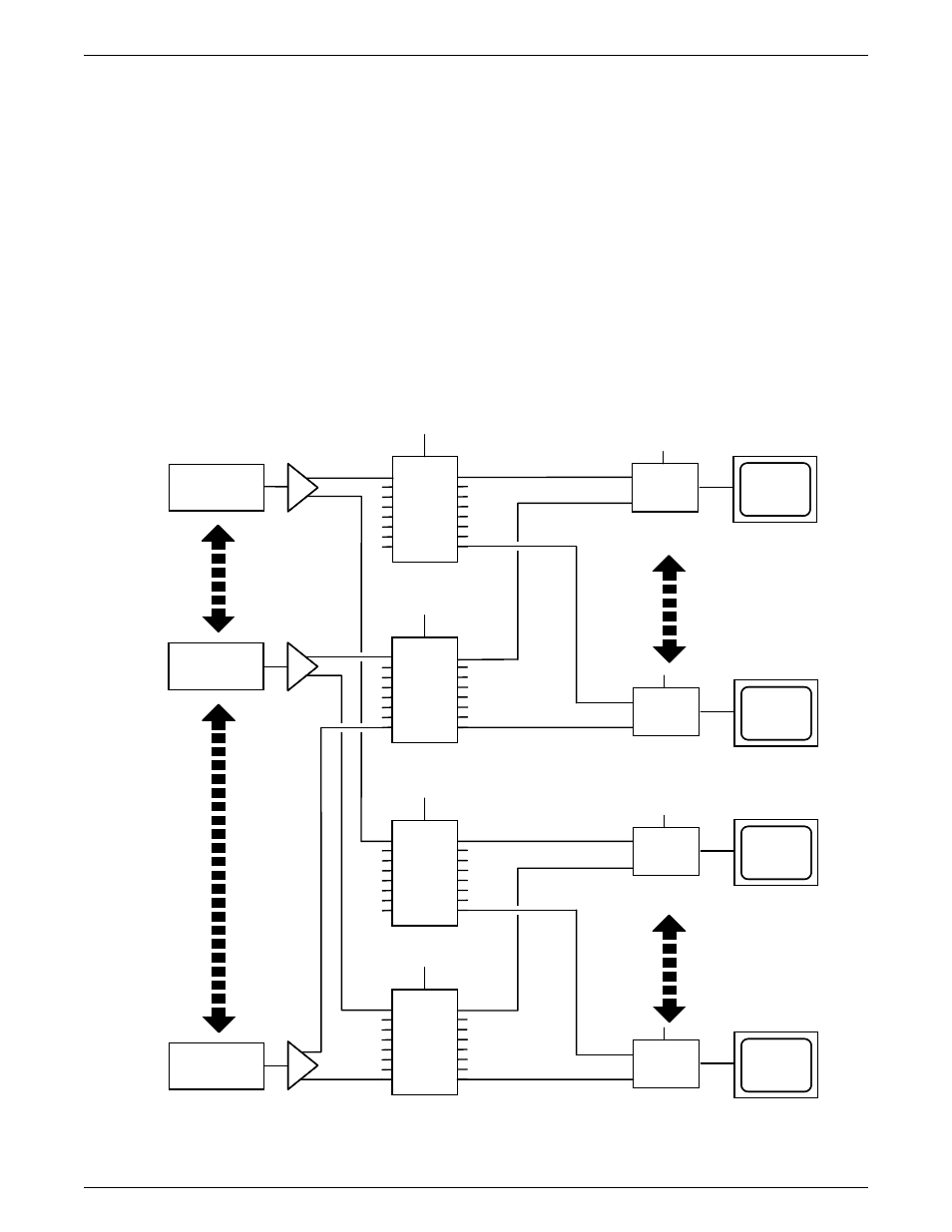 Source 1 1, Source 9 9, Source 16 16 | Extron • matrix 200 • user’s manual | Extron Electronics Matrix 200 User Manual | Page 86 / 111