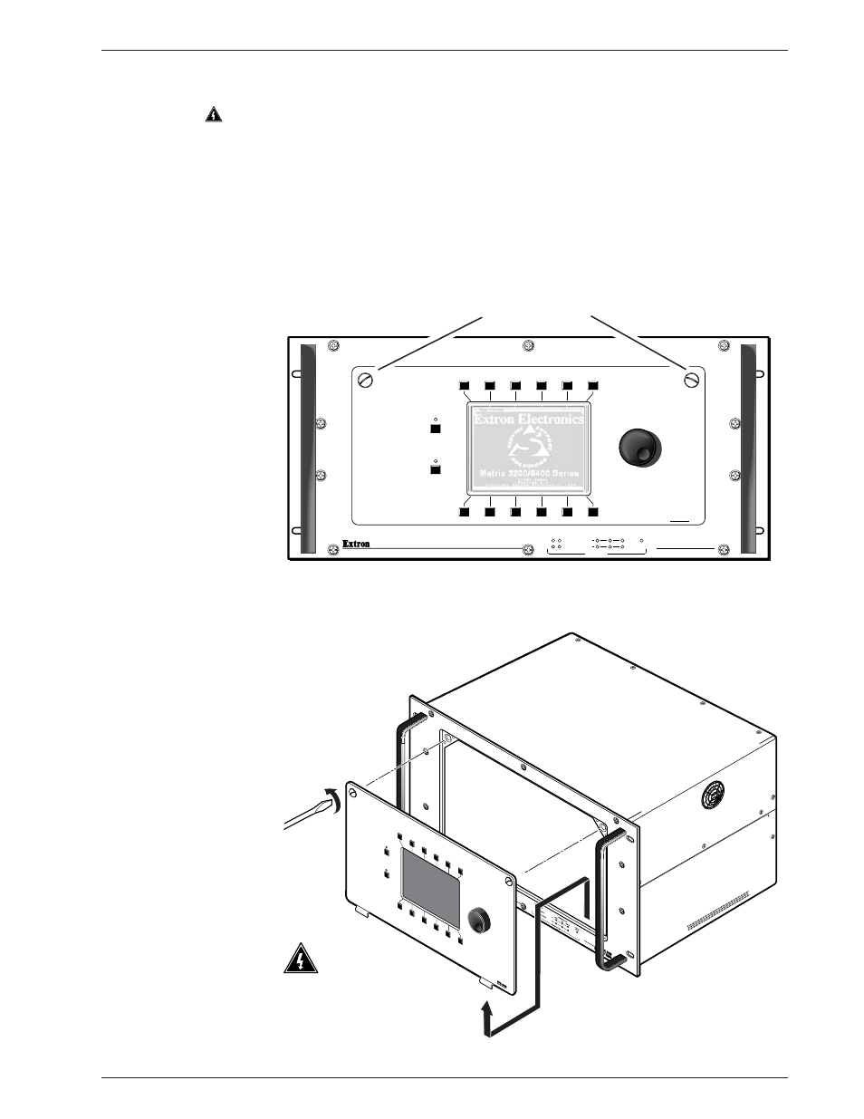 Rg b mu te au dio mu te | Extron Electronics Matrix 6400 Series User Manual | Page 45 / 72