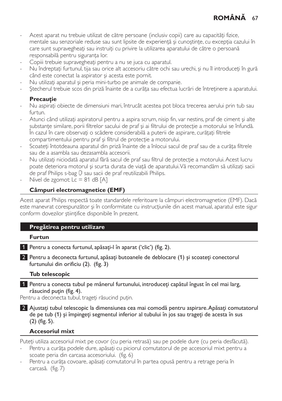 Philips FC8132 User Manual | Page 67 / 116