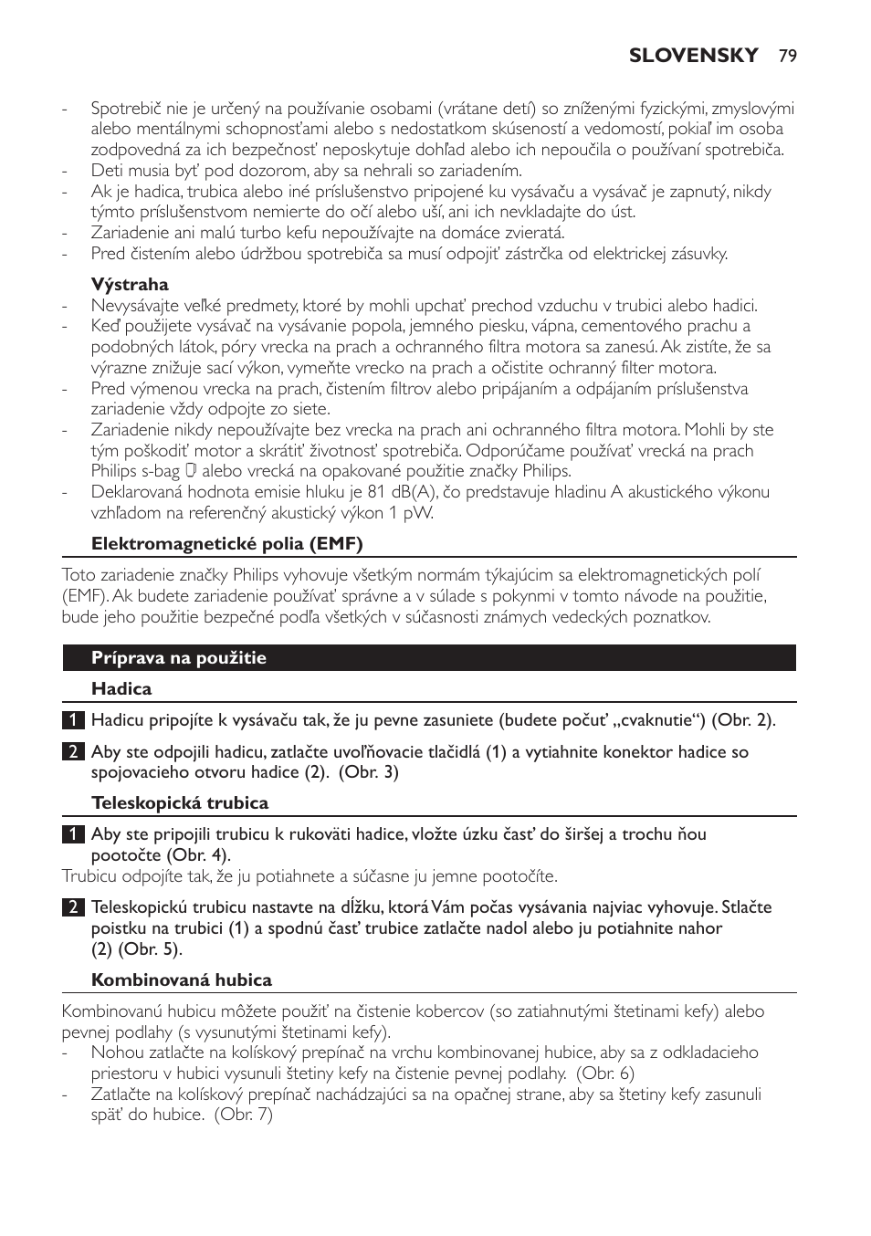 Philips FC8132 User Manual | Page 79 / 116