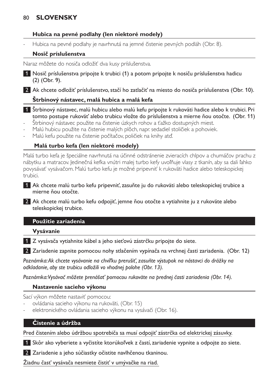 Philips FC8132 User Manual | Page 80 / 116