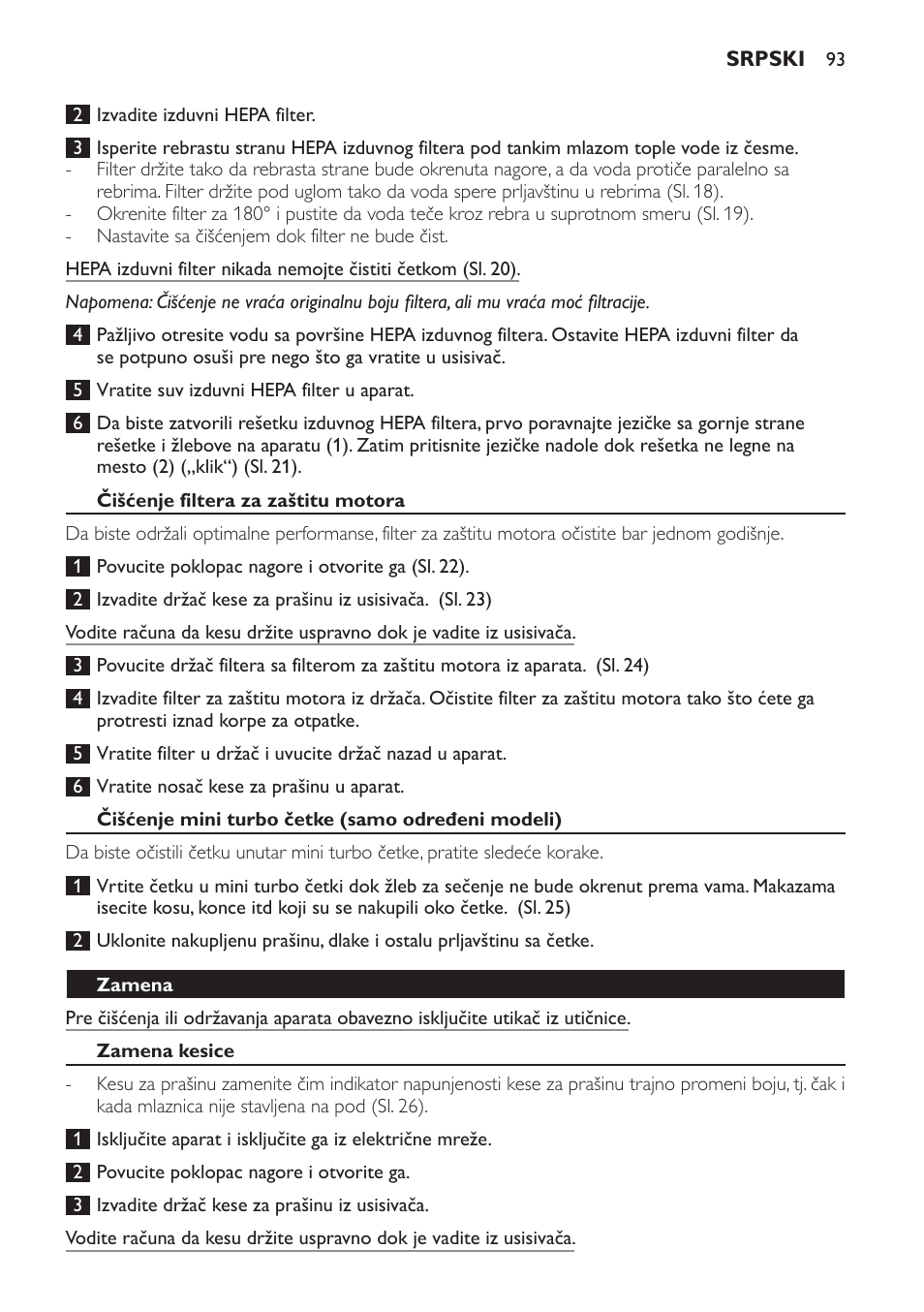 Philips FC8132 User Manual | Page 93 / 116