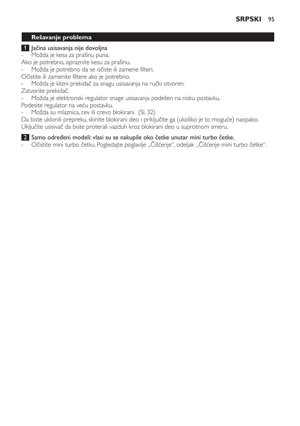 Philips FC8132 User Manual | Page 95 / 116