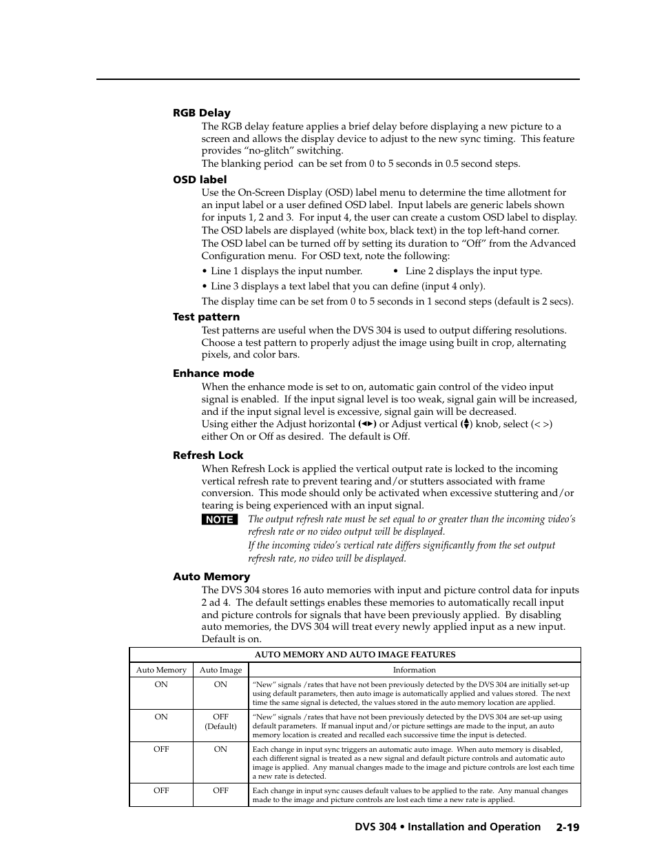 Extron electronic Digital Video Scaler Series DVS 304 AD User Manual | Page 31 / 96