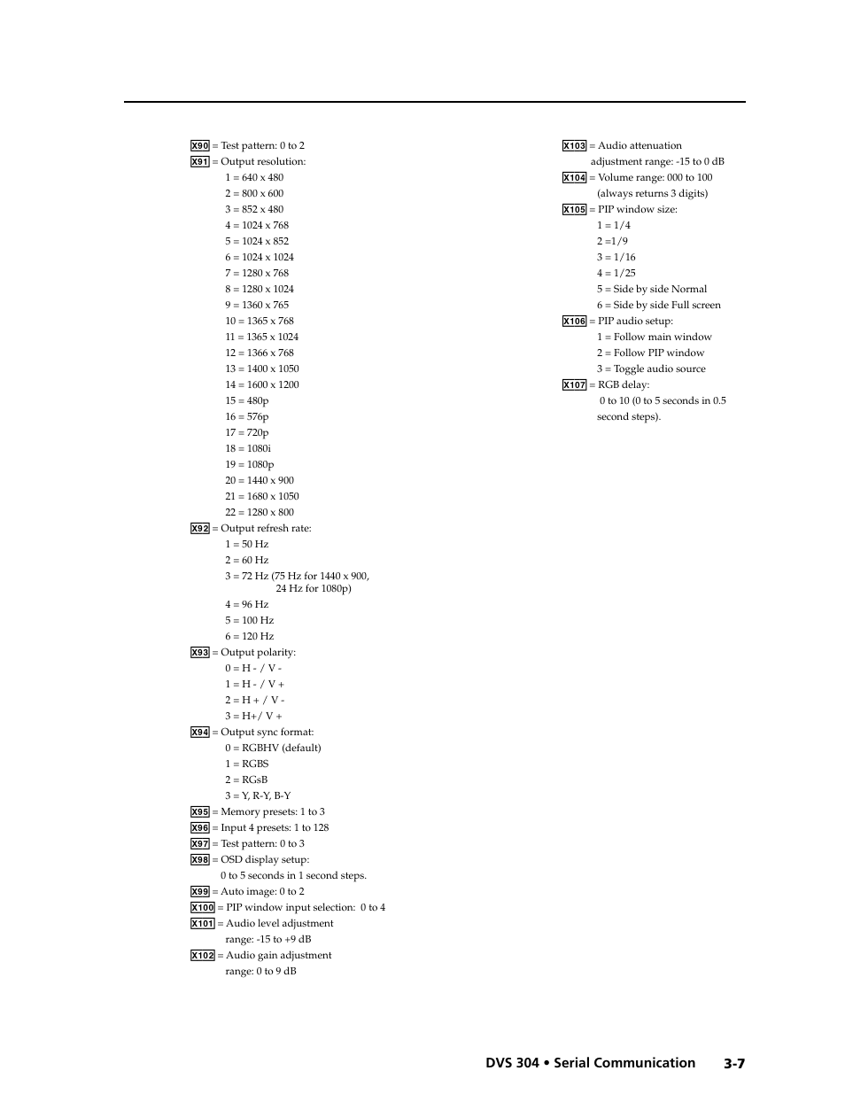 Extron electronic Digital Video Scaler Series DVS 304 AD User Manual | Page 47 / 96