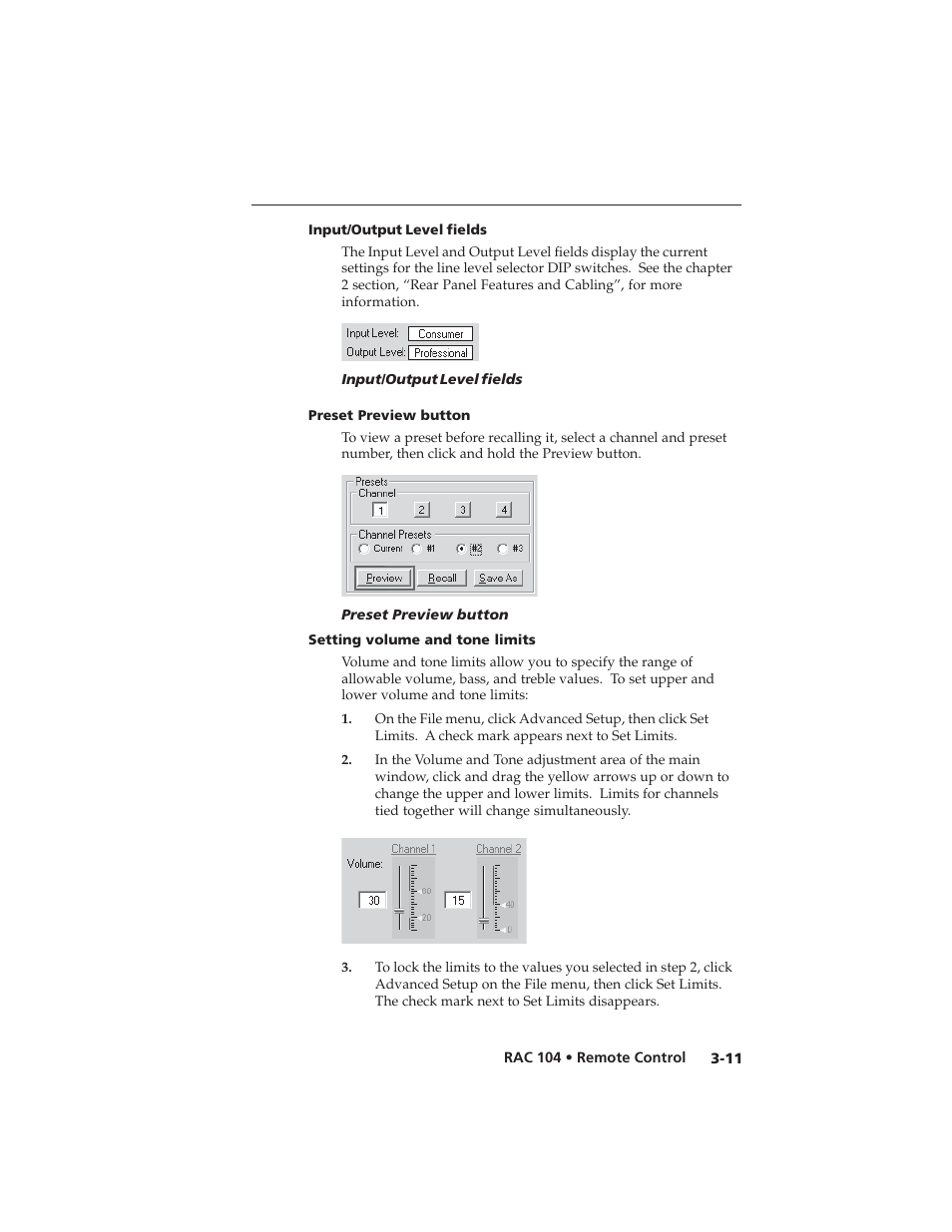 Extron Electronics RAC 104 User Manual | Page 35 / 44