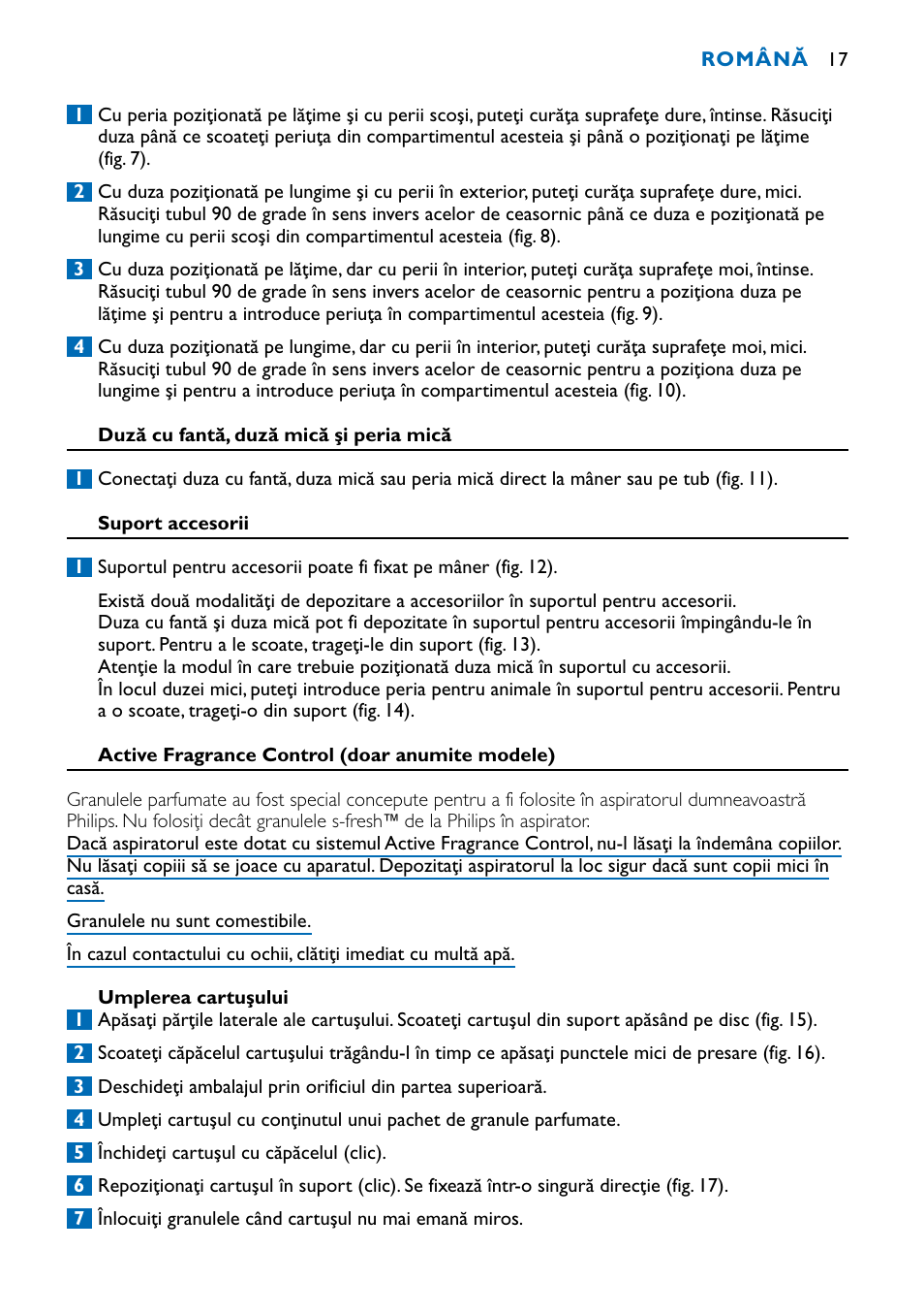 Philips FC9122 User Manual | Page 17 / 84