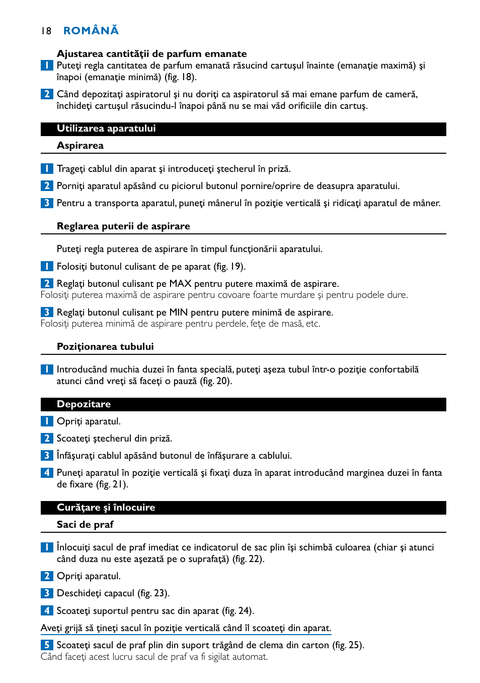 Philips FC9122 User Manual | Page 18 / 84