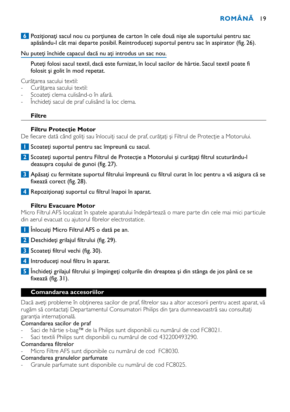 Philips FC9122 User Manual | Page 19 / 84