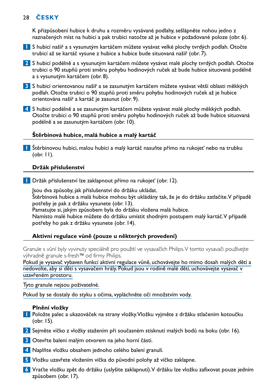 Philips FC9122 User Manual | Page 28 / 84