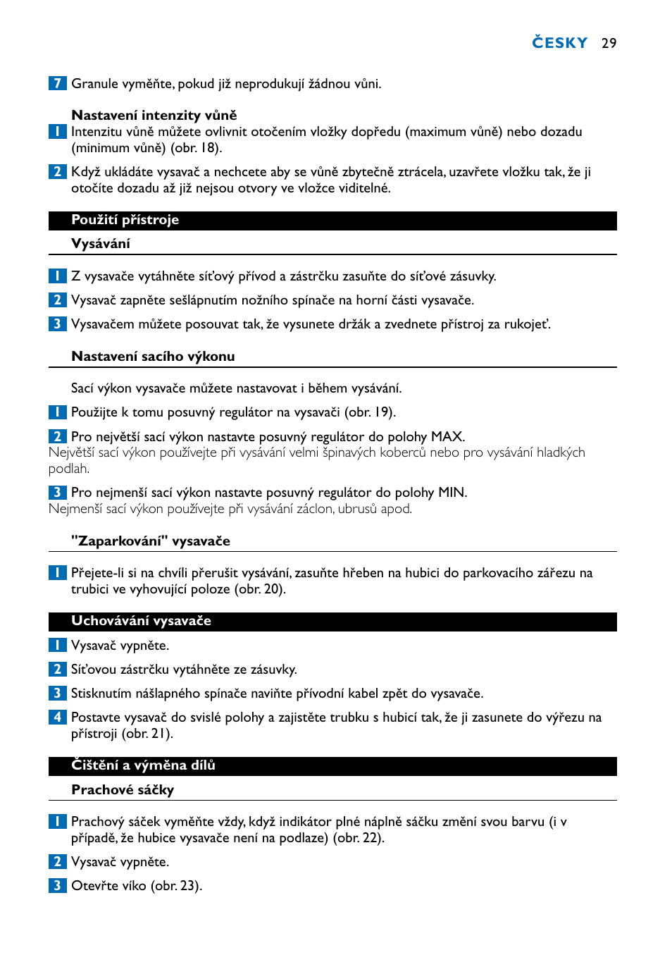 Philips FC9122 User Manual | Page 29 / 84