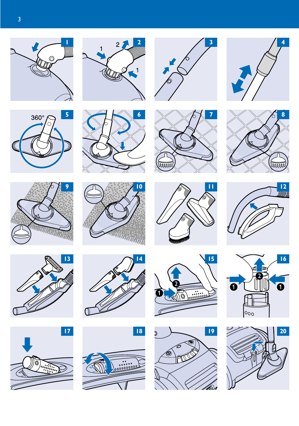 Philips FC9122 User Manual | Page 3 / 84