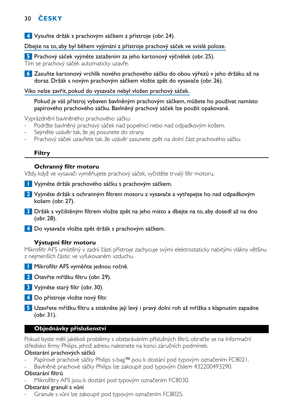 Philips FC9122 User Manual | Page 30 / 84