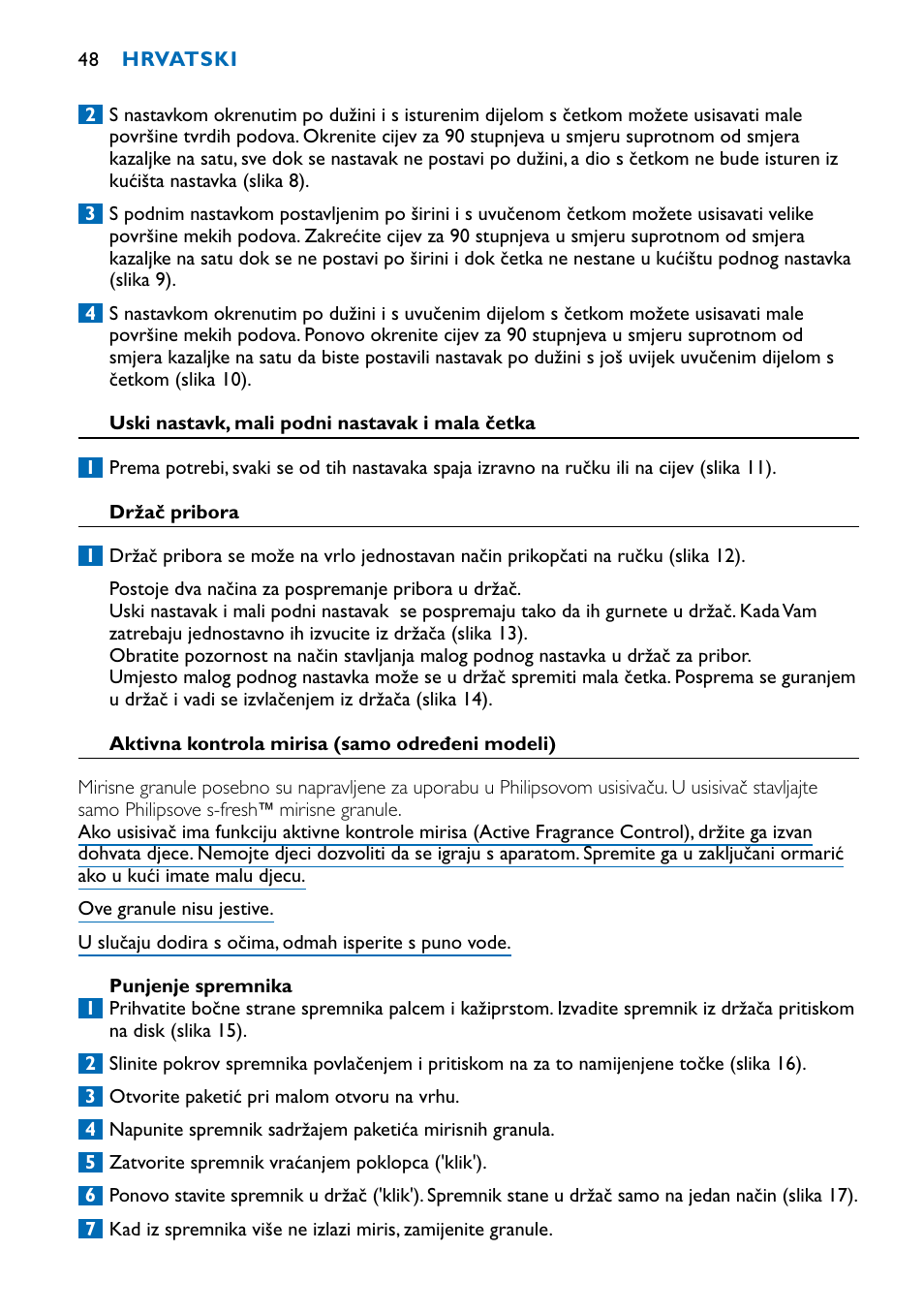 Philips FC9122 User Manual | Page 48 / 84