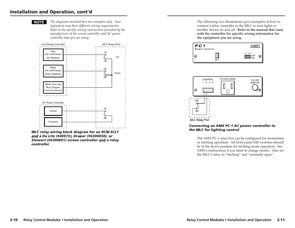 Installation and operation, cont’d | Extron Electronics RCM-SC User Manual | Page 10 / 15