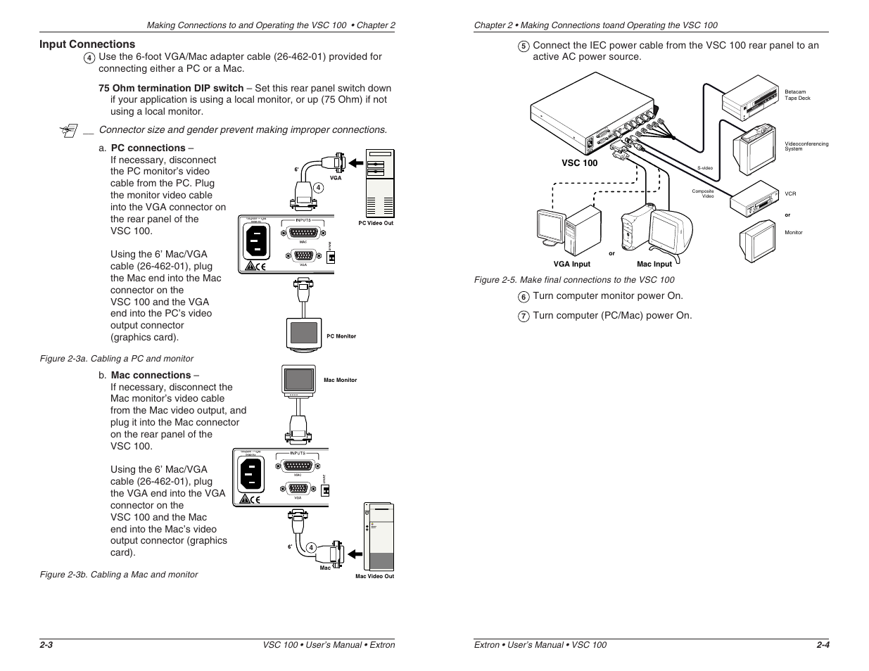 Extron Electronics VSC 100 User Manual | Page 9 / 11