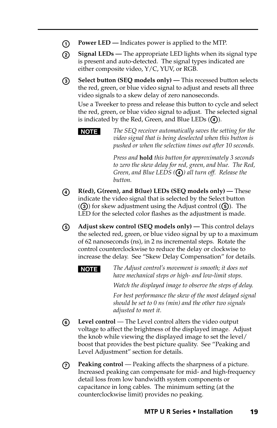 Extron electronic MTP U R RS SEQ User Manual | Page 23 / 32