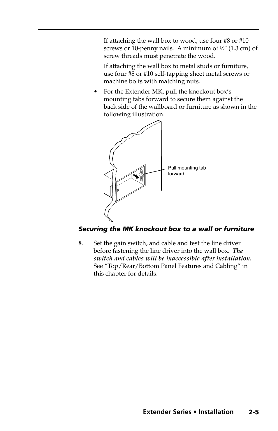 Preliminar y | Extron Electronics Extender Series User Manual | Page 15 / 52