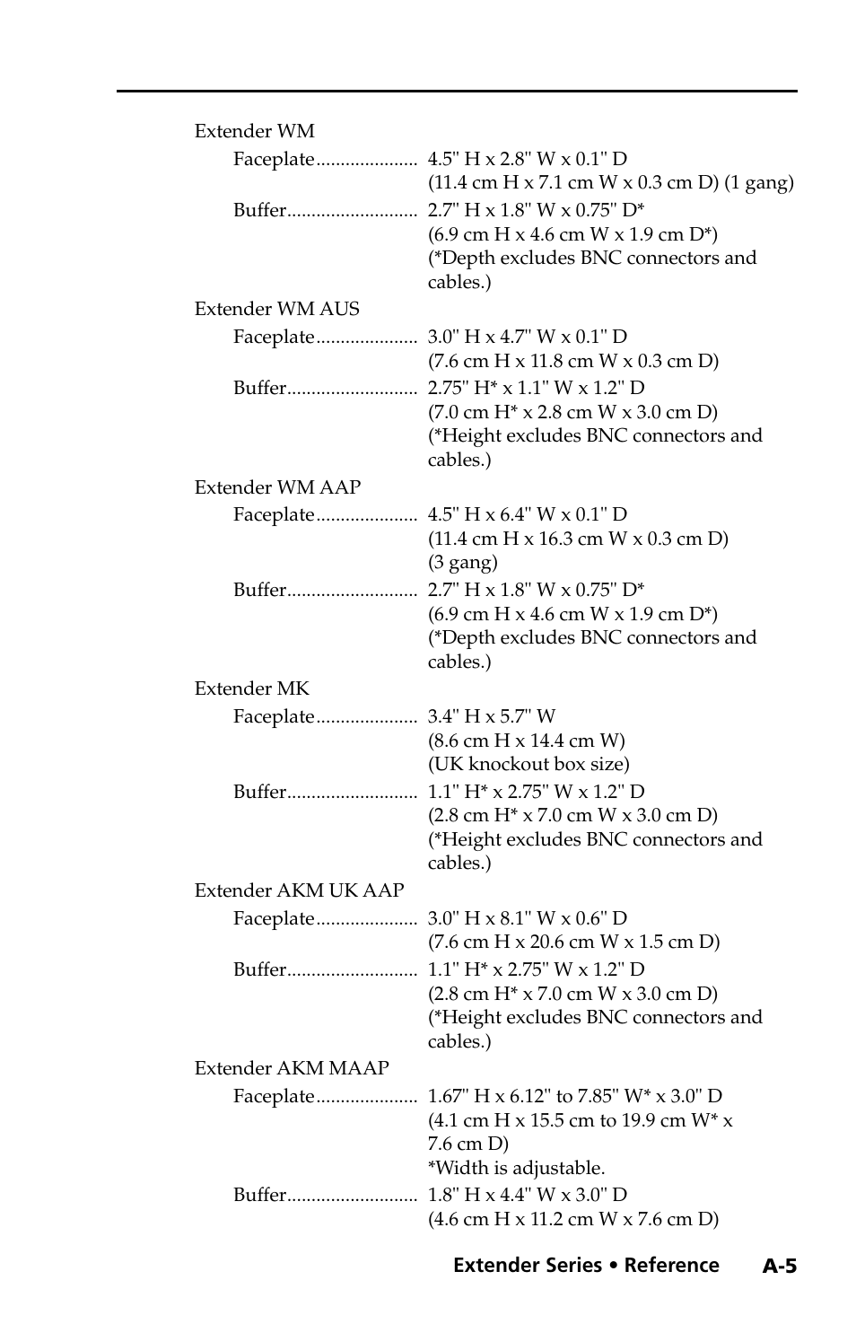 Preliminar y | Extron Electronics Extender Series User Manual | Page 35 / 52