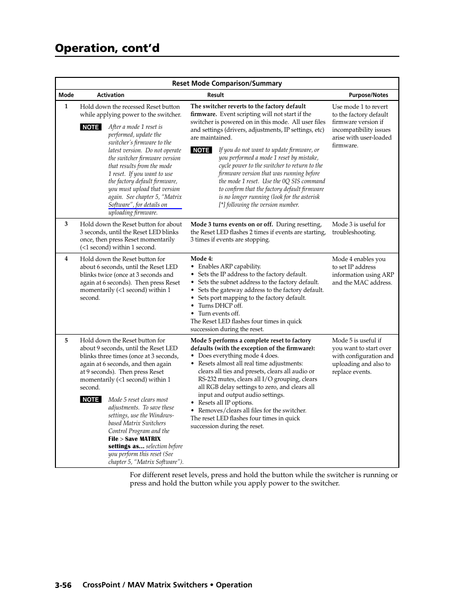 Operation, cont’d | Extron electronic Ultra Series User Manual | Page 100 / 214