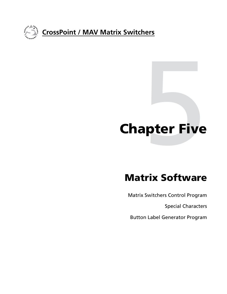 Chapter 5 • matrix software | Extron electronic Ultra Series User Manual | Page 137 / 214