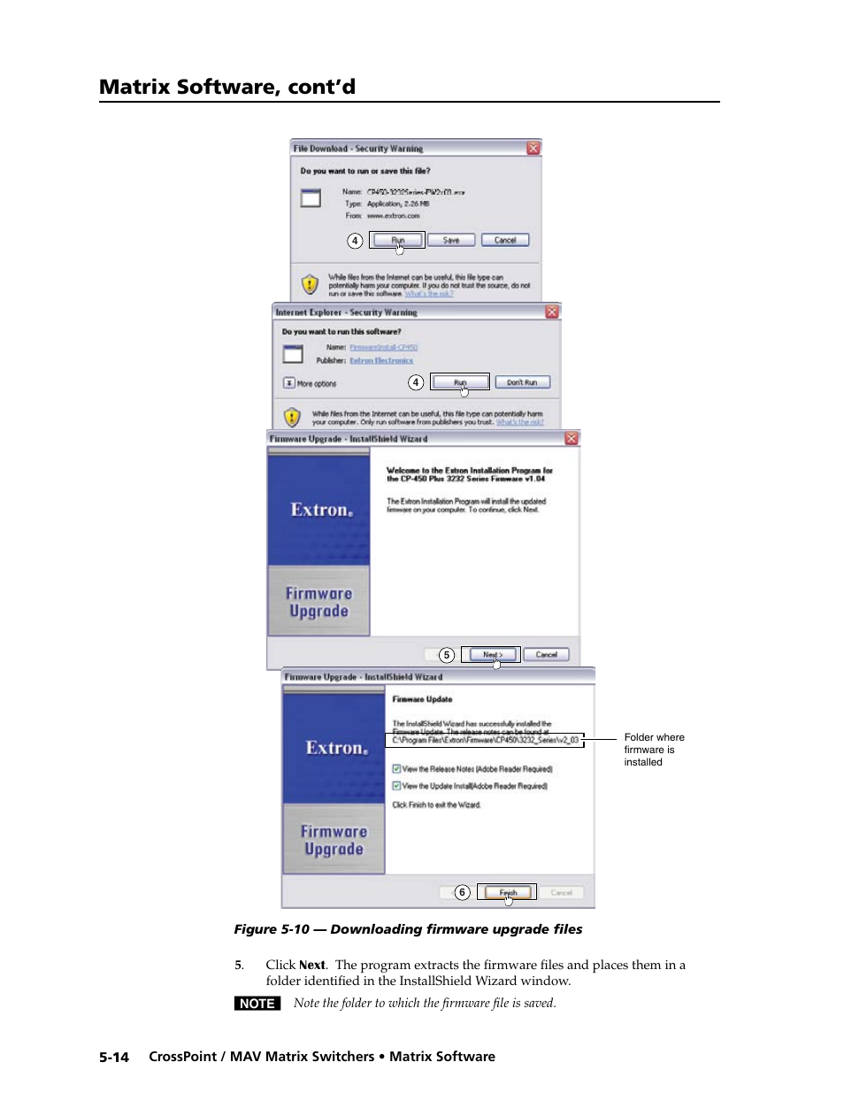 Matrix software, cont’d | Extron electronic Ultra Series User Manual | Page 150 / 214