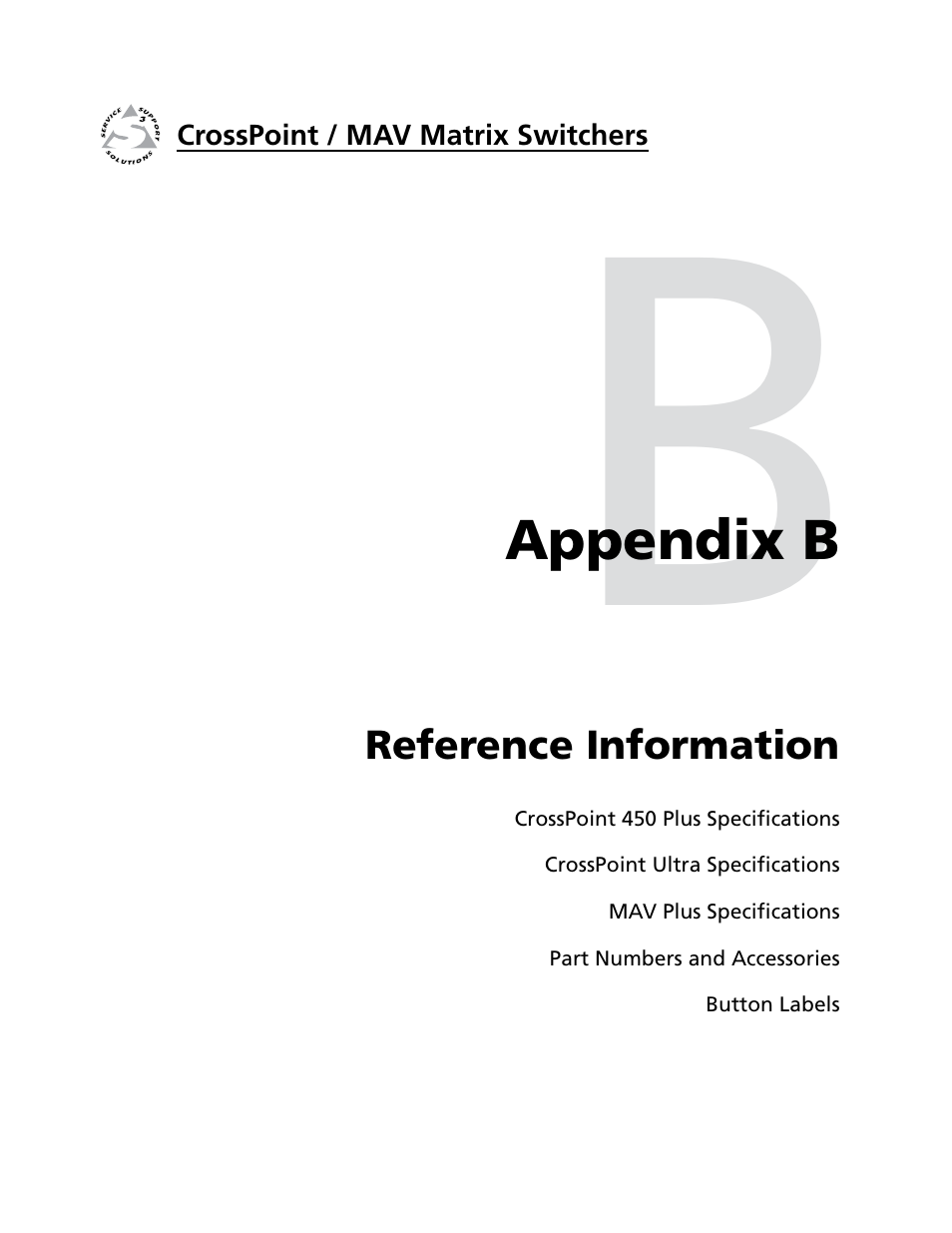 Appendix b • reference information, Appendix a • ethernet connection | Extron electronic Ultra Series User Manual | Page 191 / 214