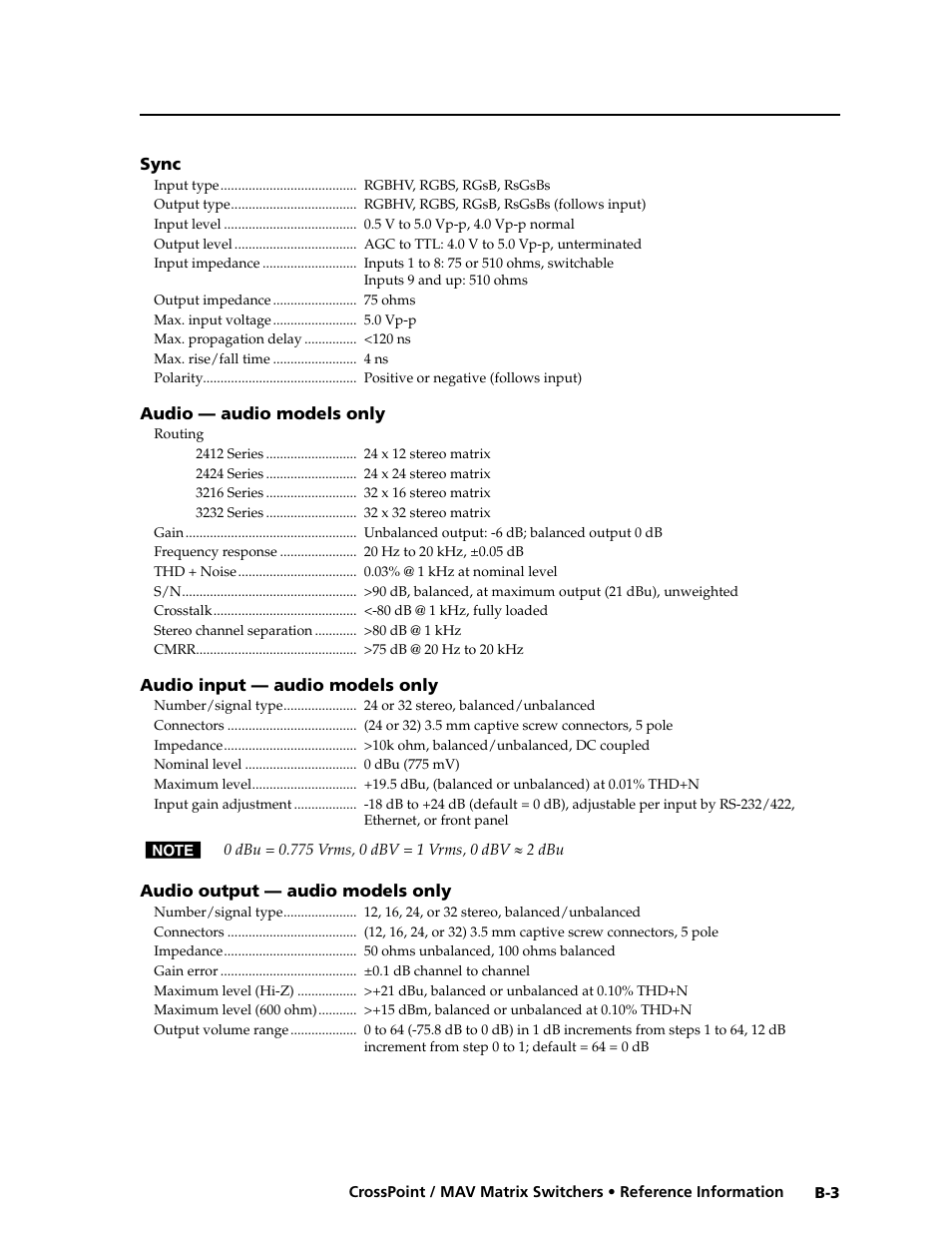 Extron electronic Ultra Series User Manual | Page 193 / 214