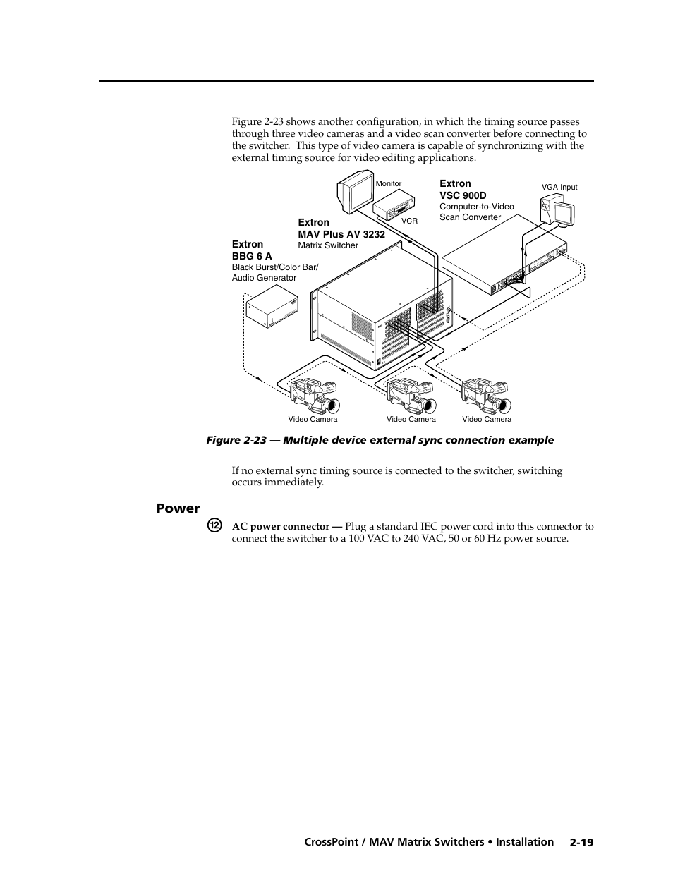 Power | Extron electronic Ultra Series User Manual | Page 41 / 214