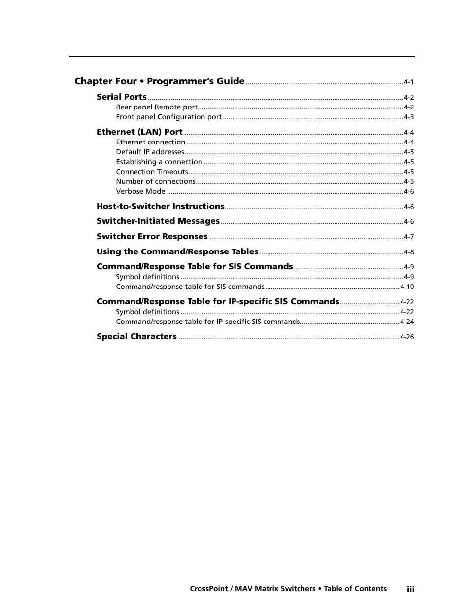 Extron electronic Ultra Series User Manual | Page 7 / 214