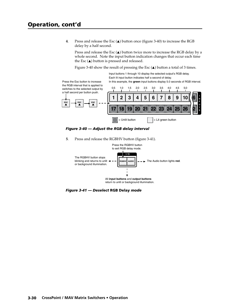 Operation, cont’d | Extron electronic Ultra Series User Manual | Page 74 / 214