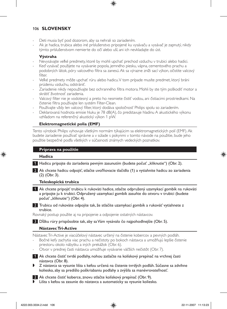 Philips FC9239 User Manual | Page 106 / 156