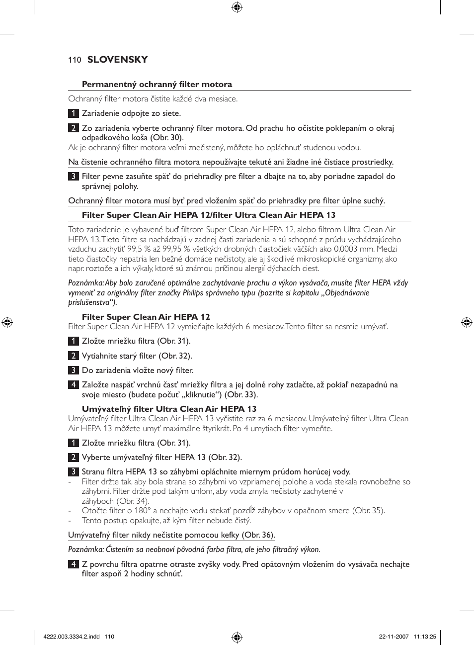 Philips FC9239 User Manual | Page 110 / 156