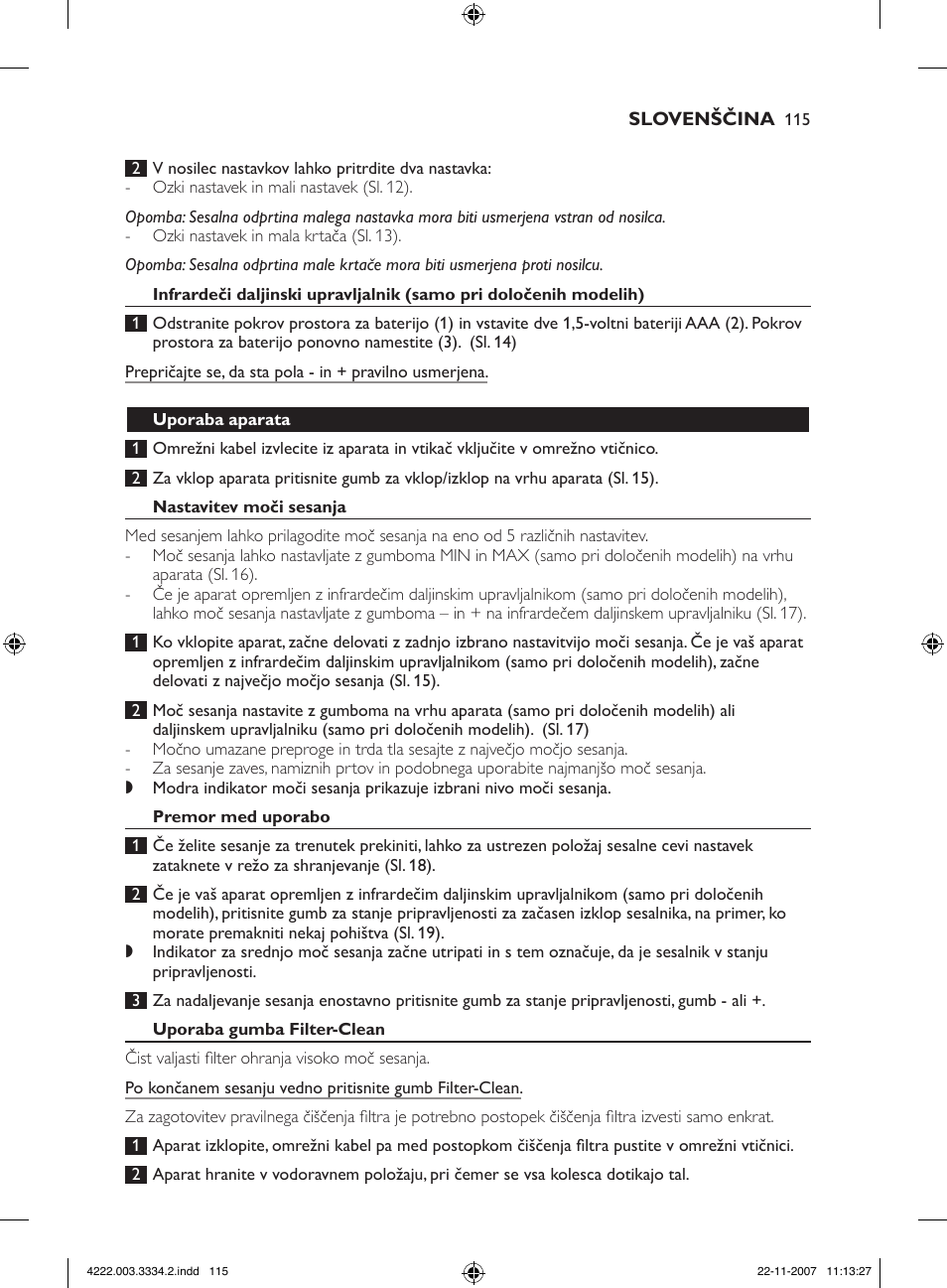 Philips FC9239 User Manual | Page 115 / 156