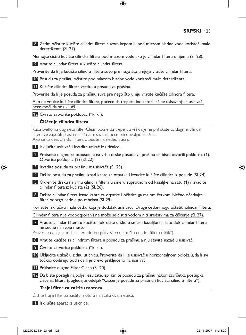 Philips FC9239 User Manual | Page 125 / 156