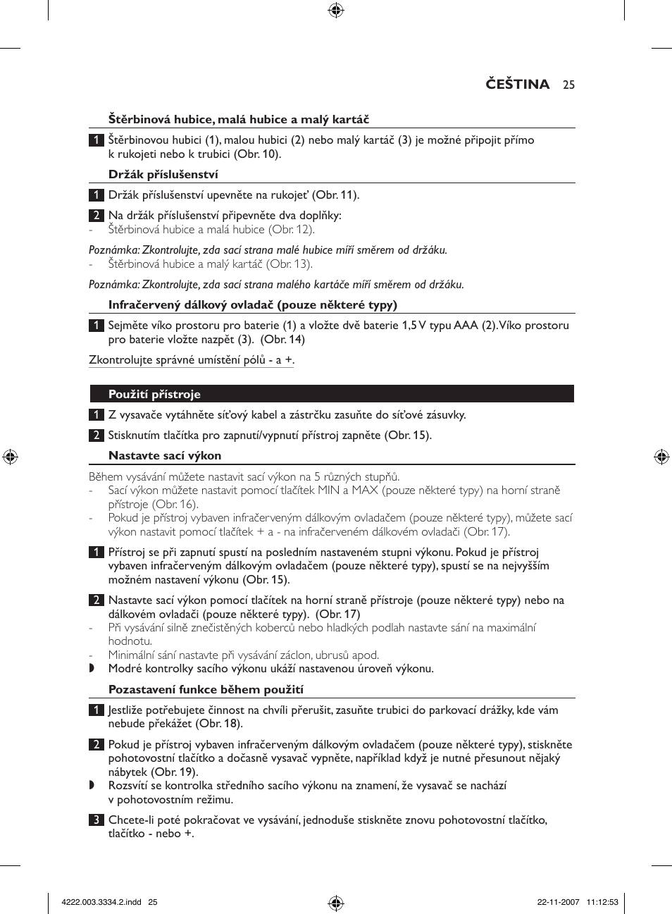 Philips FC9239 User Manual | Page 25 / 156