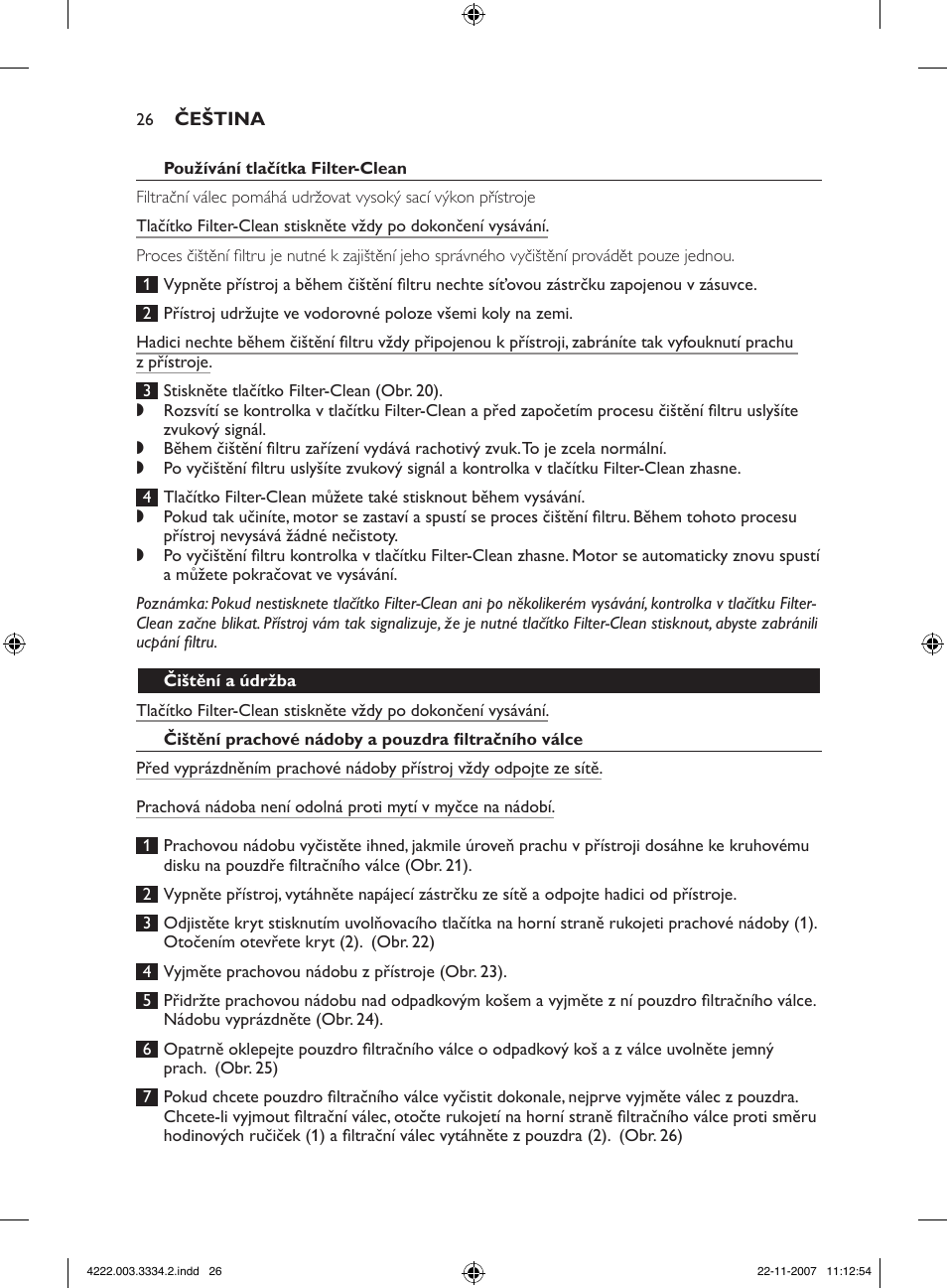 Philips FC9239 User Manual | Page 26 / 156