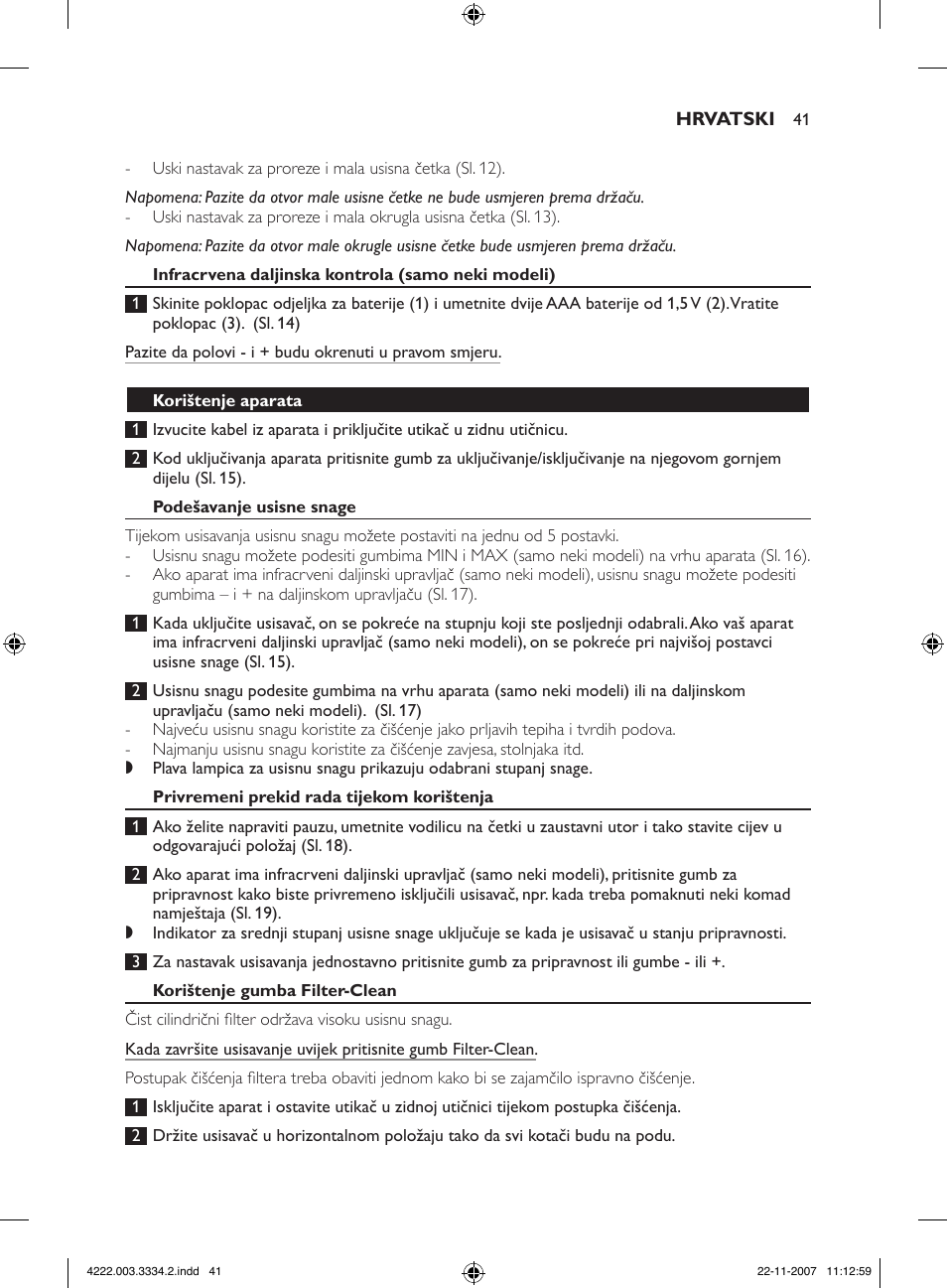 Philips FC9239 User Manual | Page 41 / 156