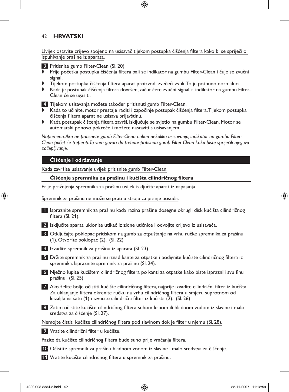 Philips FC9239 User Manual | Page 42 / 156