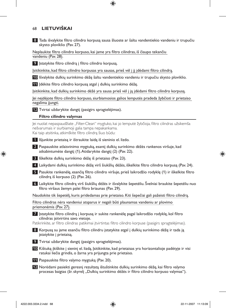 Philips FC9239 User Manual | Page 68 / 156