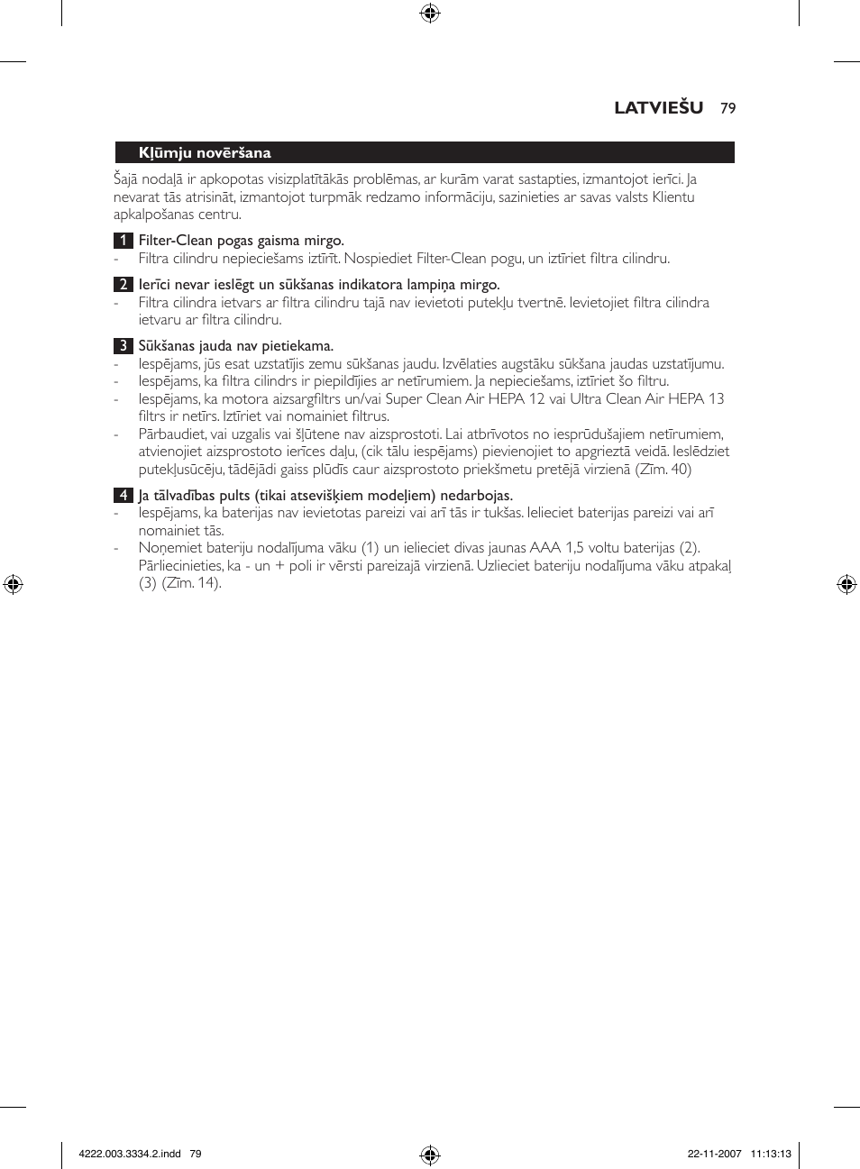 Philips FC9239 User Manual | Page 79 / 156