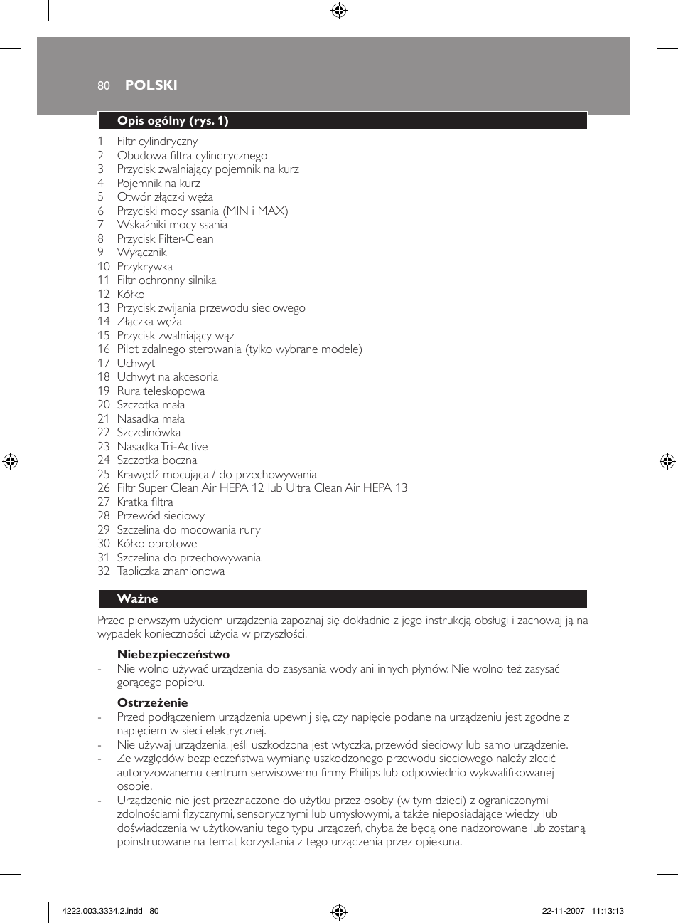 Philips FC9239 User Manual | Page 80 / 156