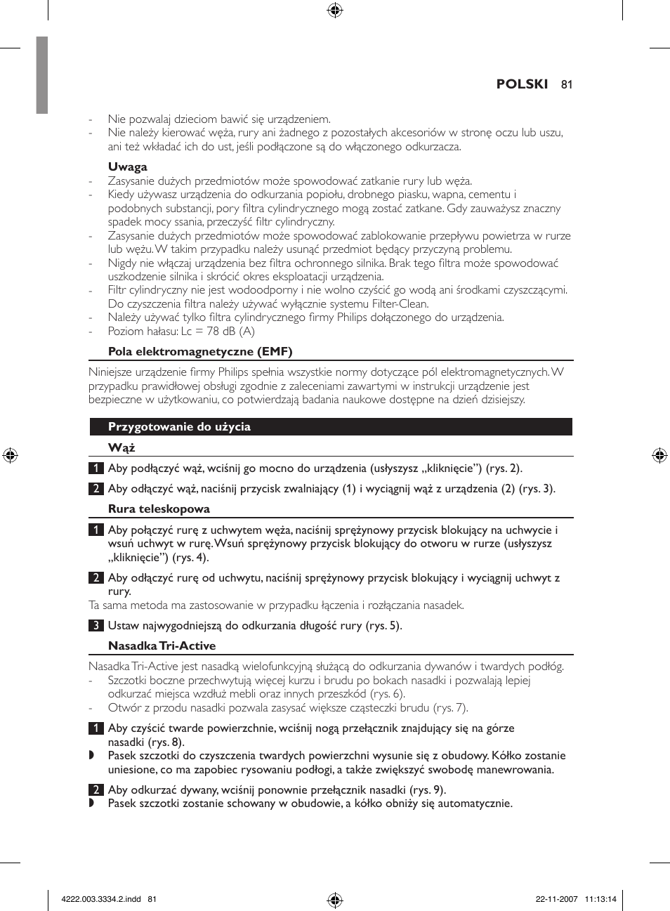 Philips FC9239 User Manual | Page 81 / 156