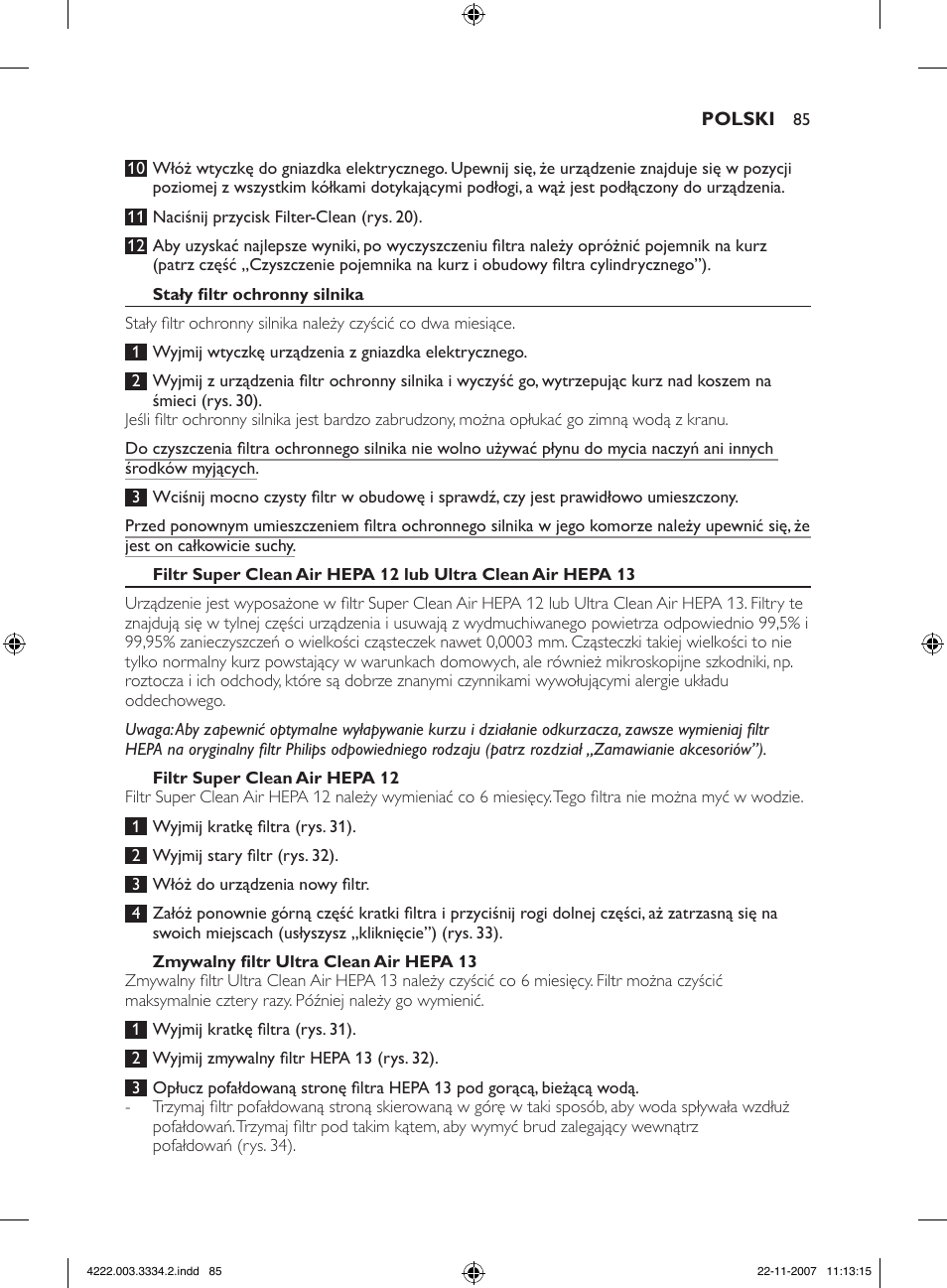 Philips FC9239 User Manual | Page 85 / 156