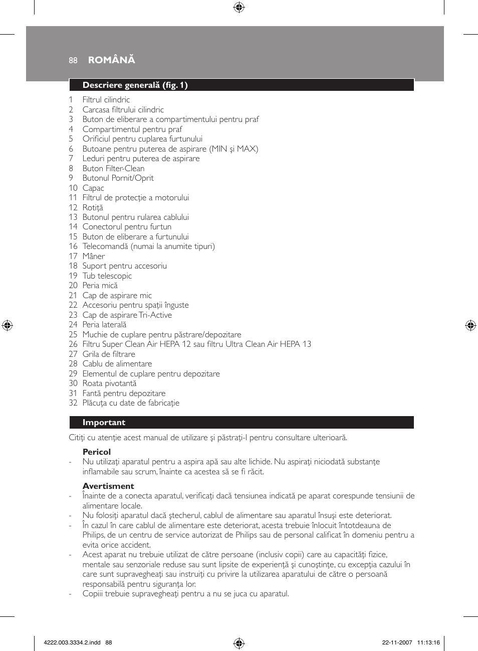 Philips FC9239 User Manual | Page 88 / 156