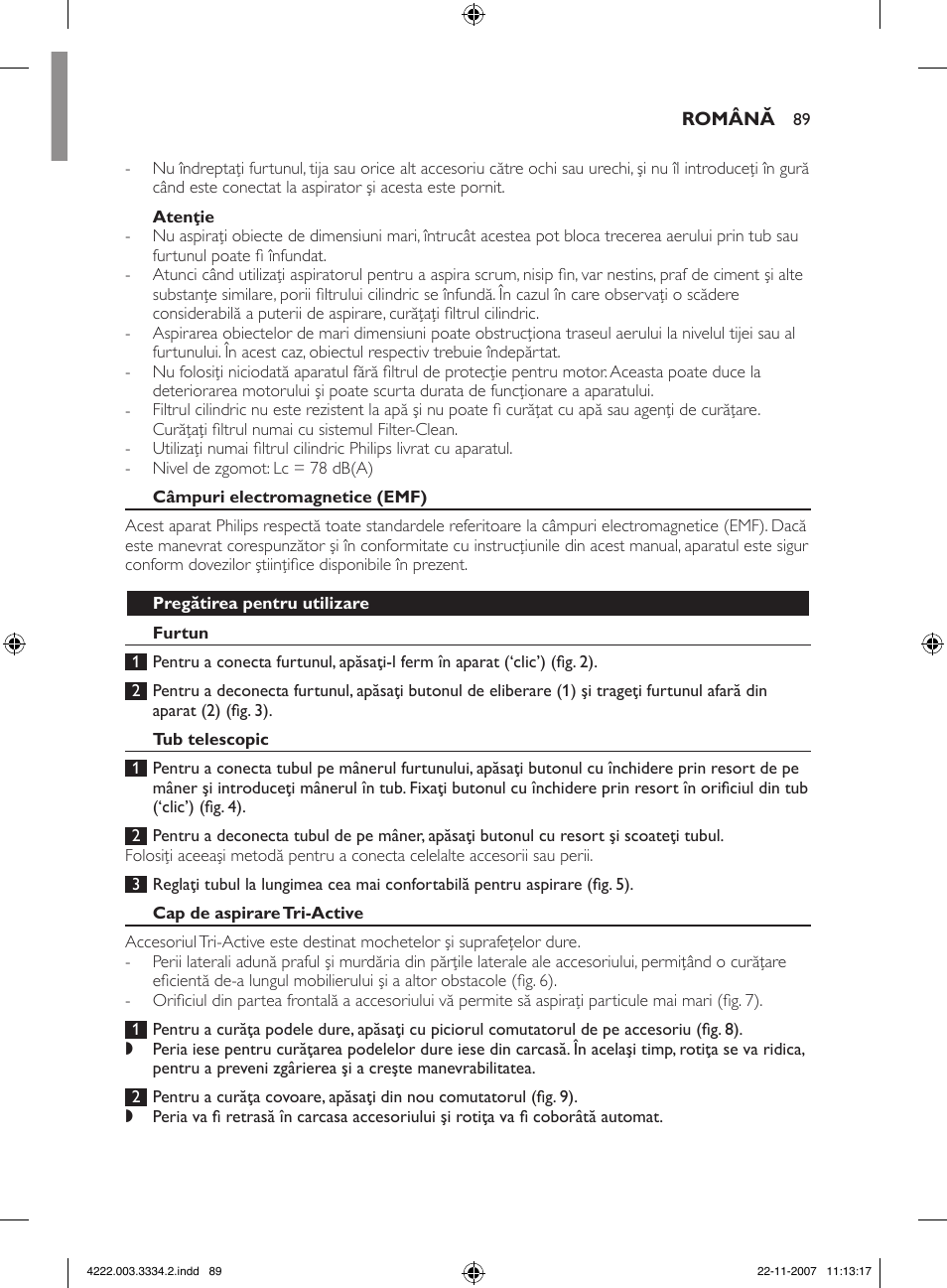 Philips FC9239 User Manual | Page 89 / 156